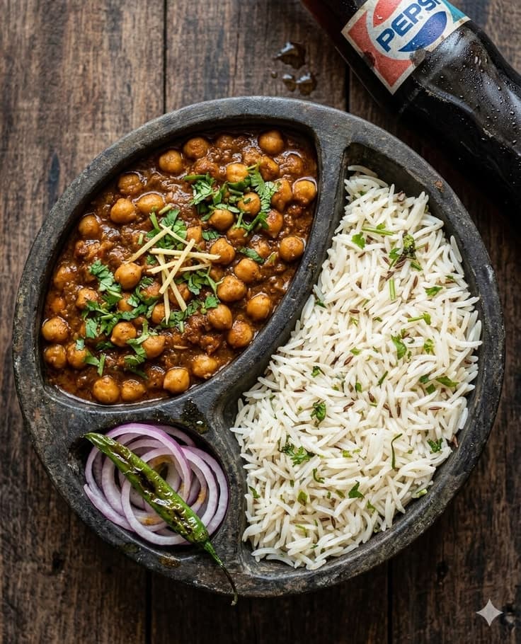 Chole Rice Bowl